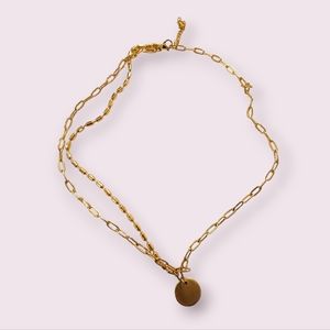 NWB slide Multi Strand Pendant Necklace